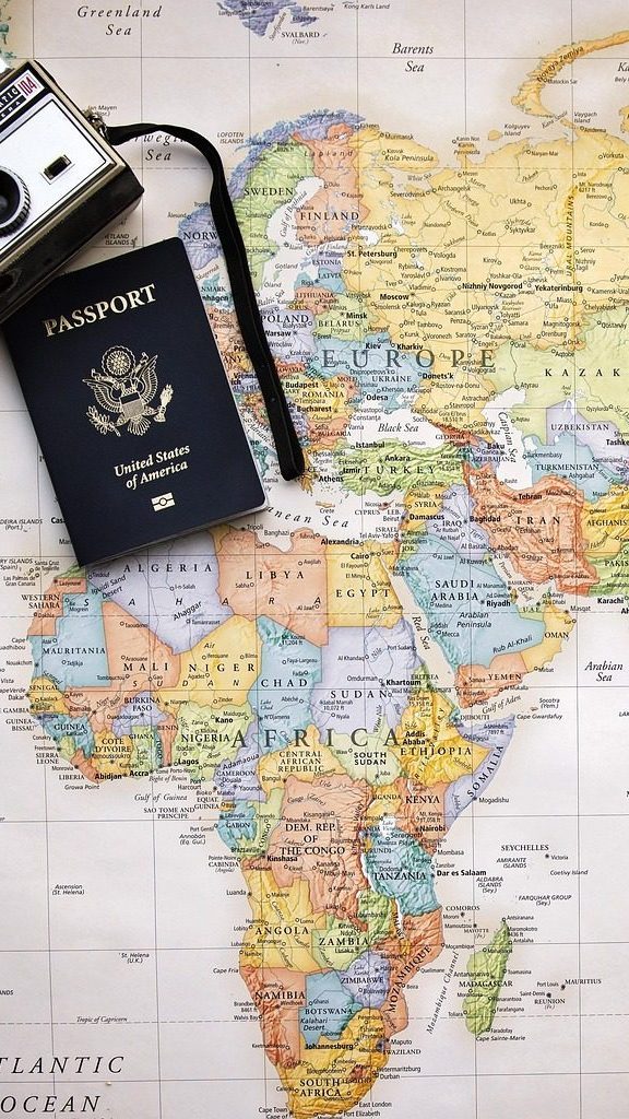 passport, map, world, trip, tourism, vacation, travel, world map, planning, camera